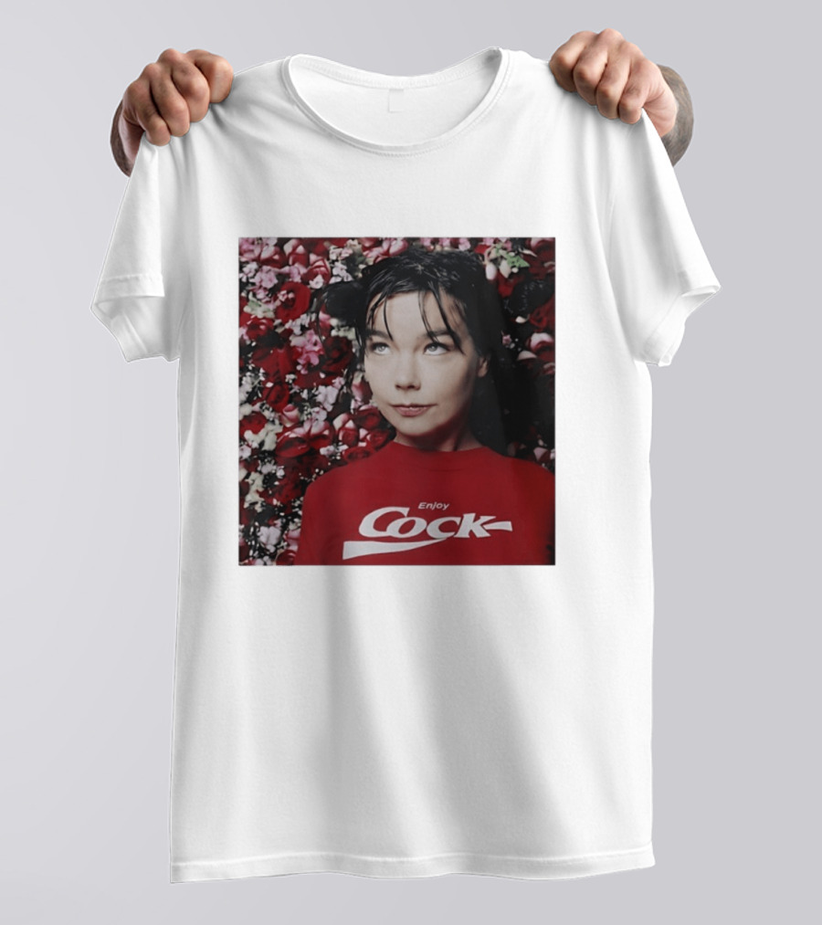 Bjork Enjoy Cock Vintage Inspired 2023 Floral T-Shirt