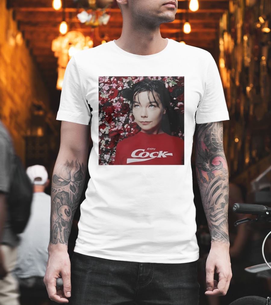 Bjork Enjoy Cock Vintage Inspired 2023 Floral T-Shirt