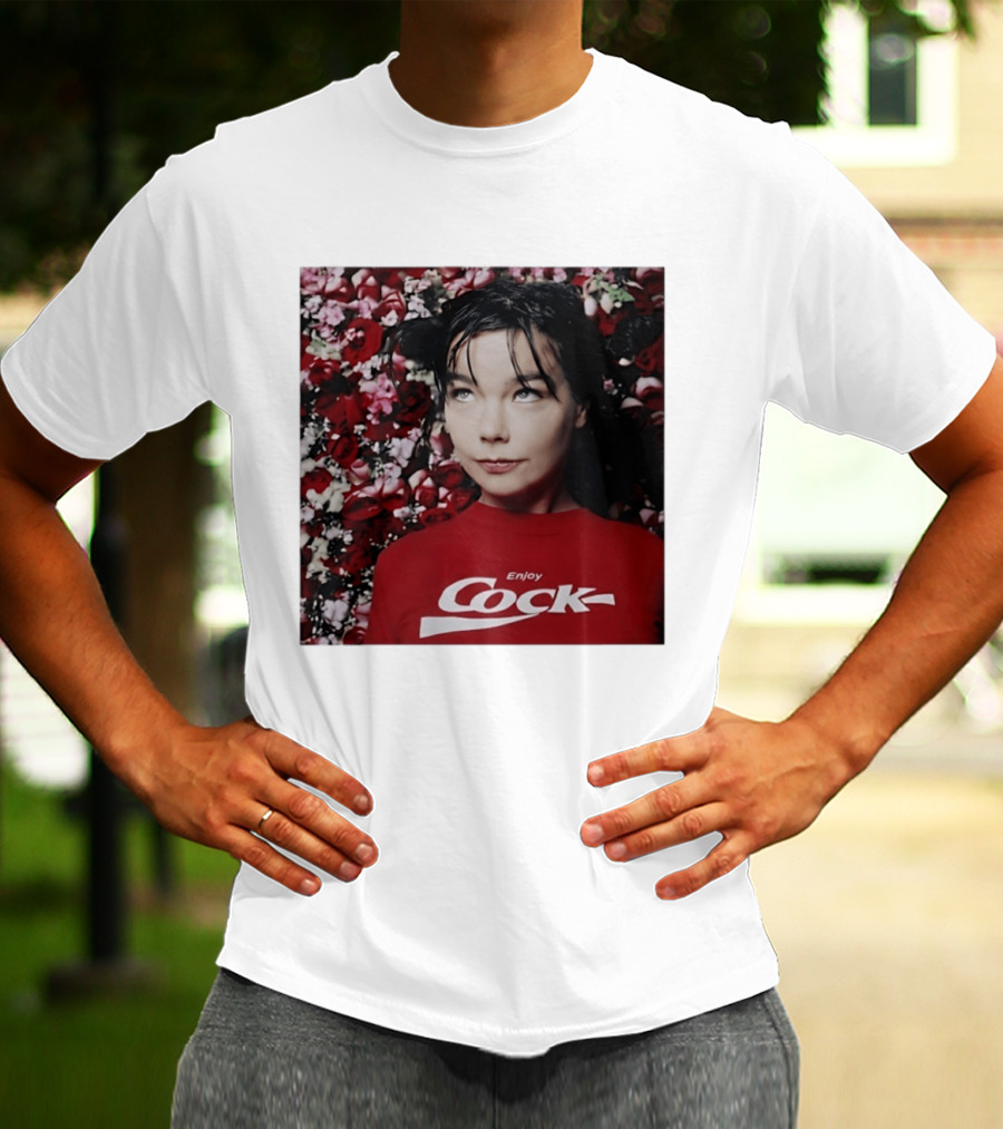 Bjork Enjoy Cock Vintage Inspired 2023 Floral T-Shirt