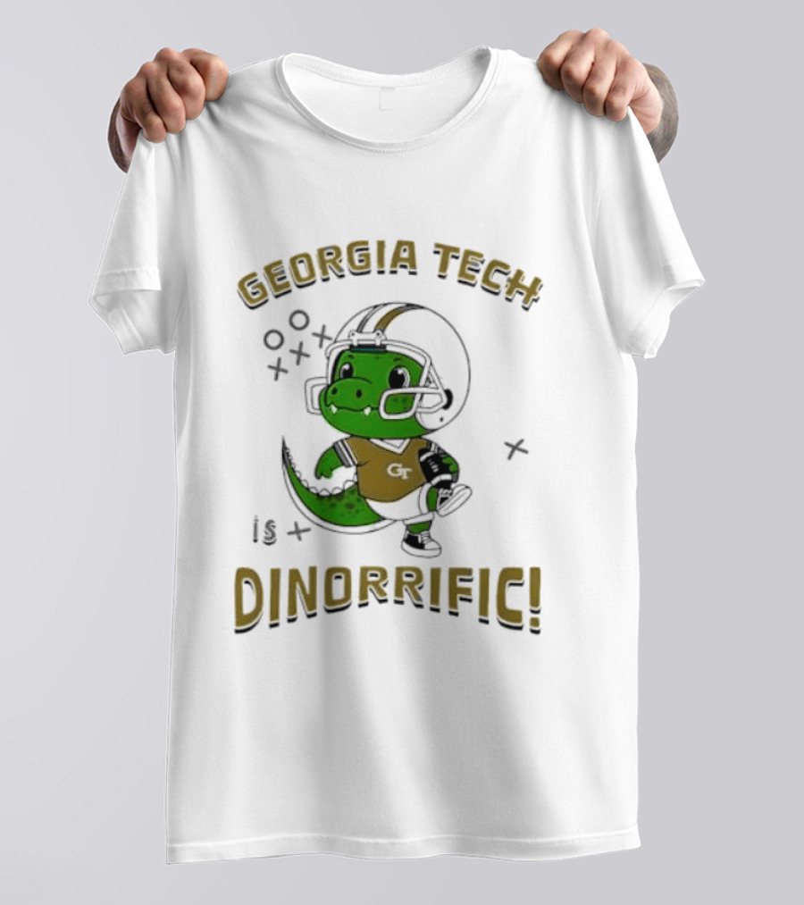 Georgia Tech Dino Football Fun Dinorrific T-Shirt
