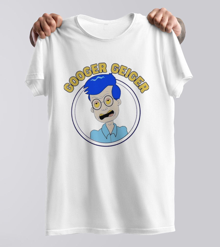 Kevin French Googer Geiger Blue Hair T-Shirt