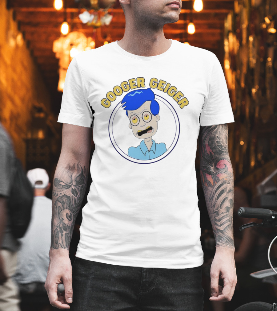 Kevin French Googer Geiger Blue Hair T-Shirt