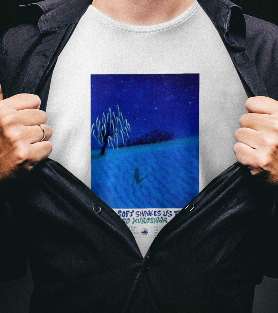 Kikagaku Moyo 2026 Soft Shakes US Tour Goshodaira Night Scene T-Shirt