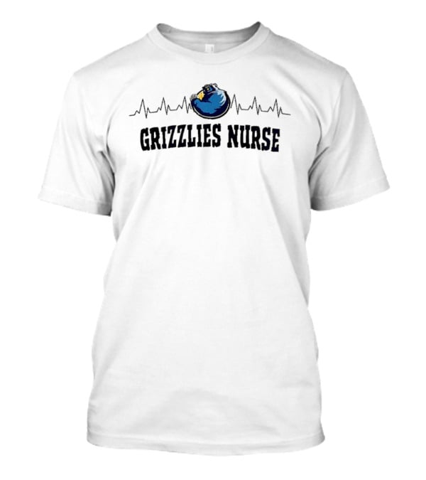 Grizzlies Nurse Heartbeat Appreciation Month T-Shirt