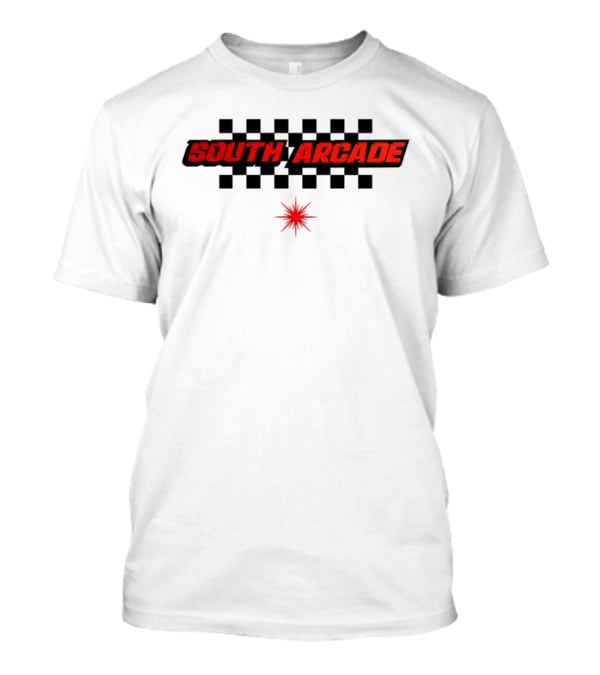 South Arcade Checkered Rock Sound Burst T-Shirt