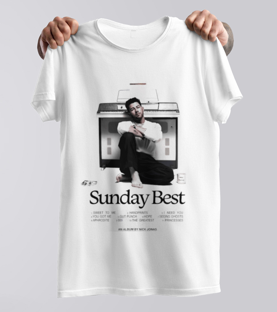 Sunday Best Nick Jonas Tracklist T-Shirt