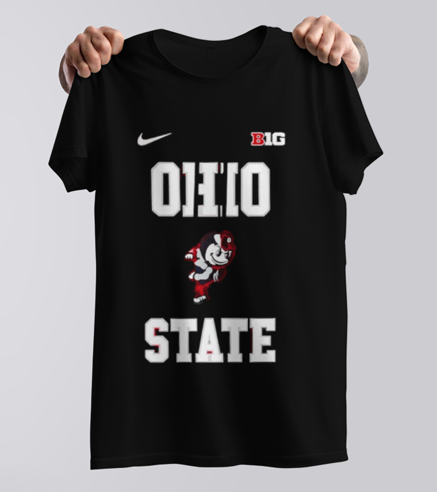 Ohio State Buckeyes Mascot Nike Big Ten 2026 Jim Jackson T-Shirt