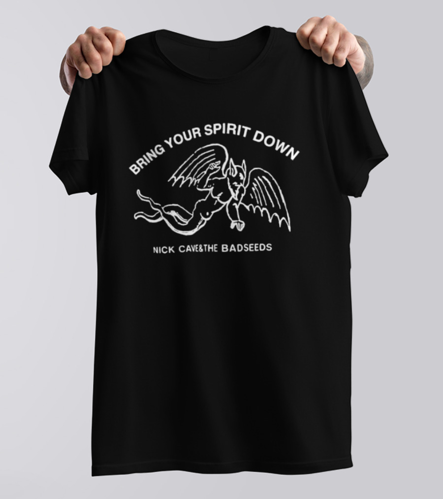 Bring Your Spirit Down Nick Cave And The Bad Seeds Winged Creature T-Shirt