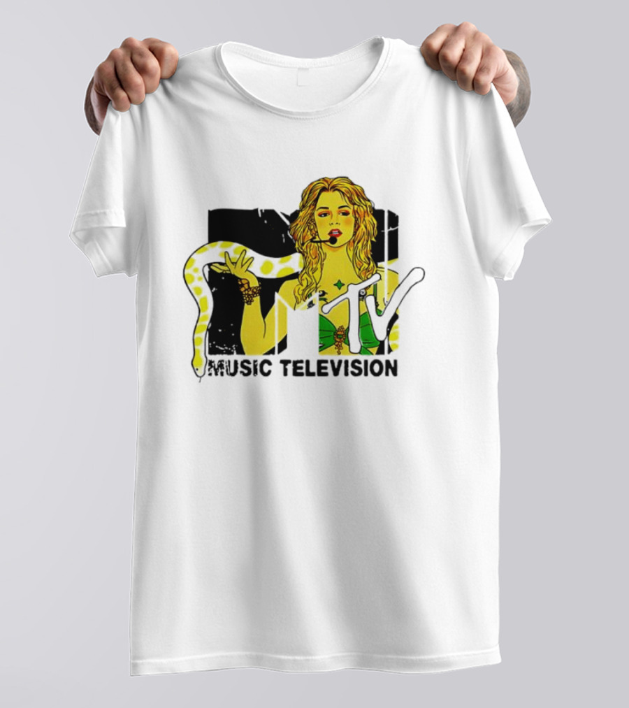 Britney Spears MTV Music Television Snake T-Shirt