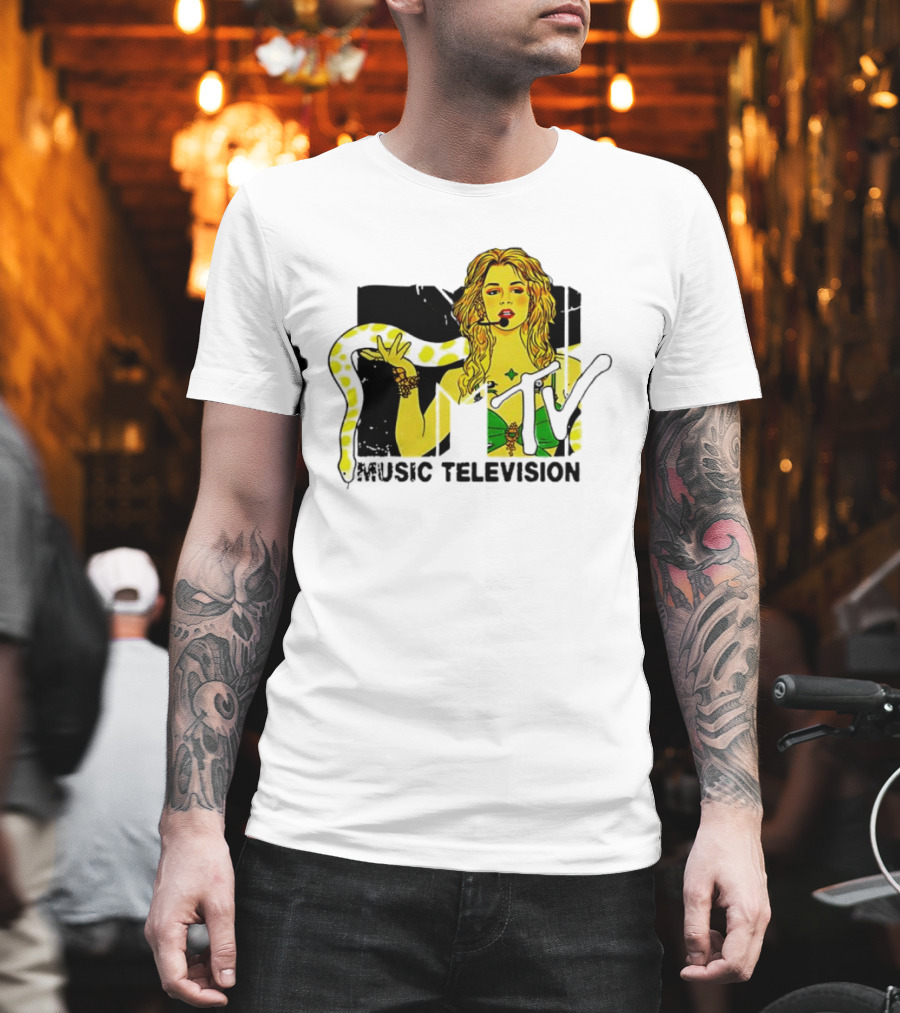 Britney Spears MTV Music Television Snake T-Shirt