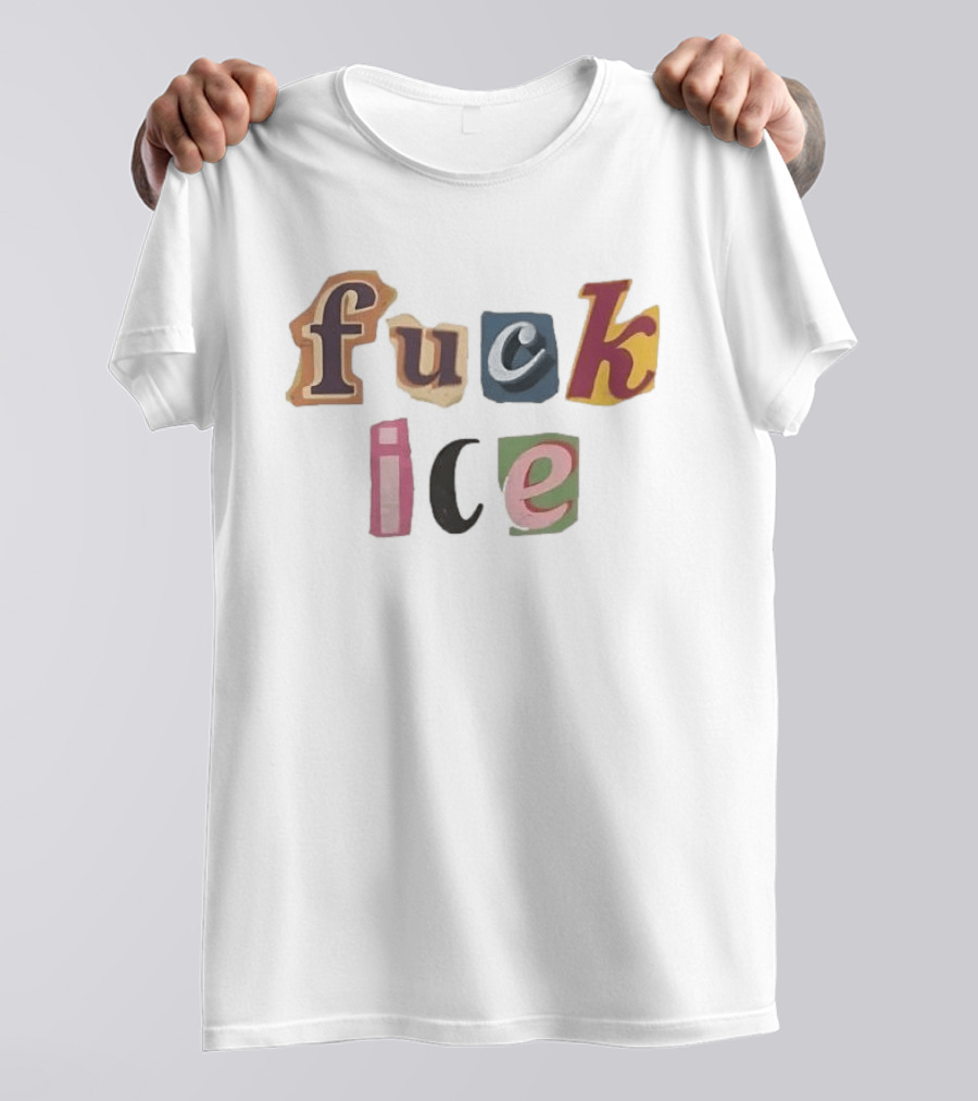 Fuck Ice Collage T-Shirt