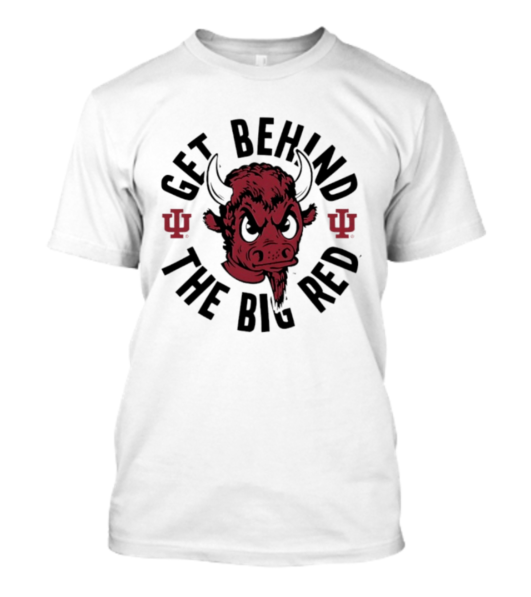 Get Behind The Big Red IU Bison T-Shirt