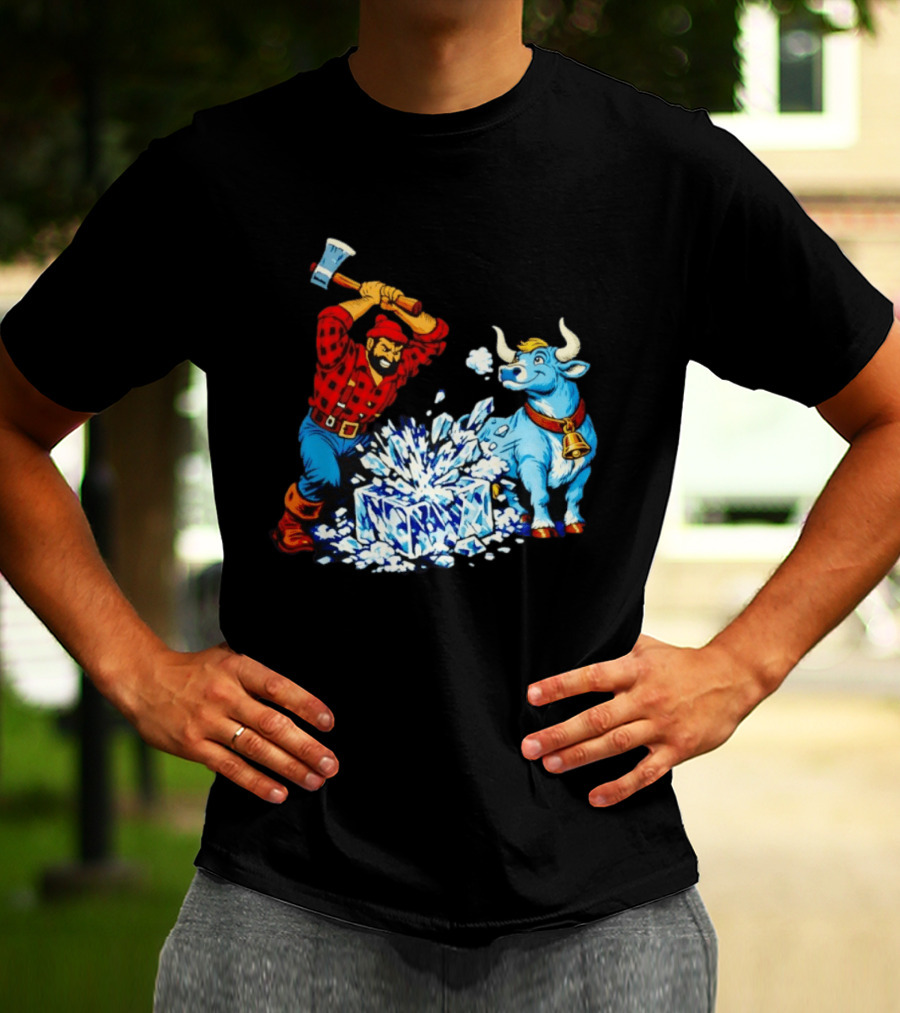 Paul Bunyan Anti Ice Minnesota Resist Fascists Political T-Shirt