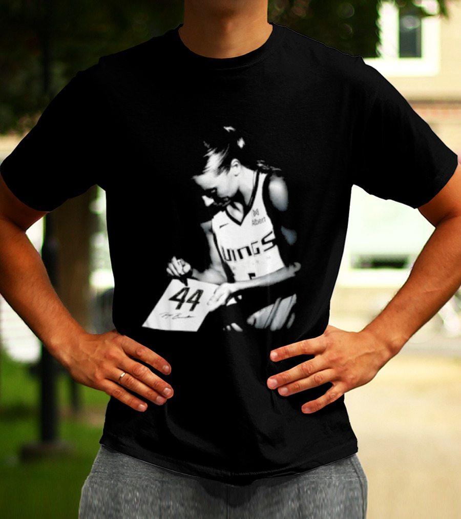 Paige Bueckers 44 Dallas Wings Basketball Women's Team Jersey T-Shirt