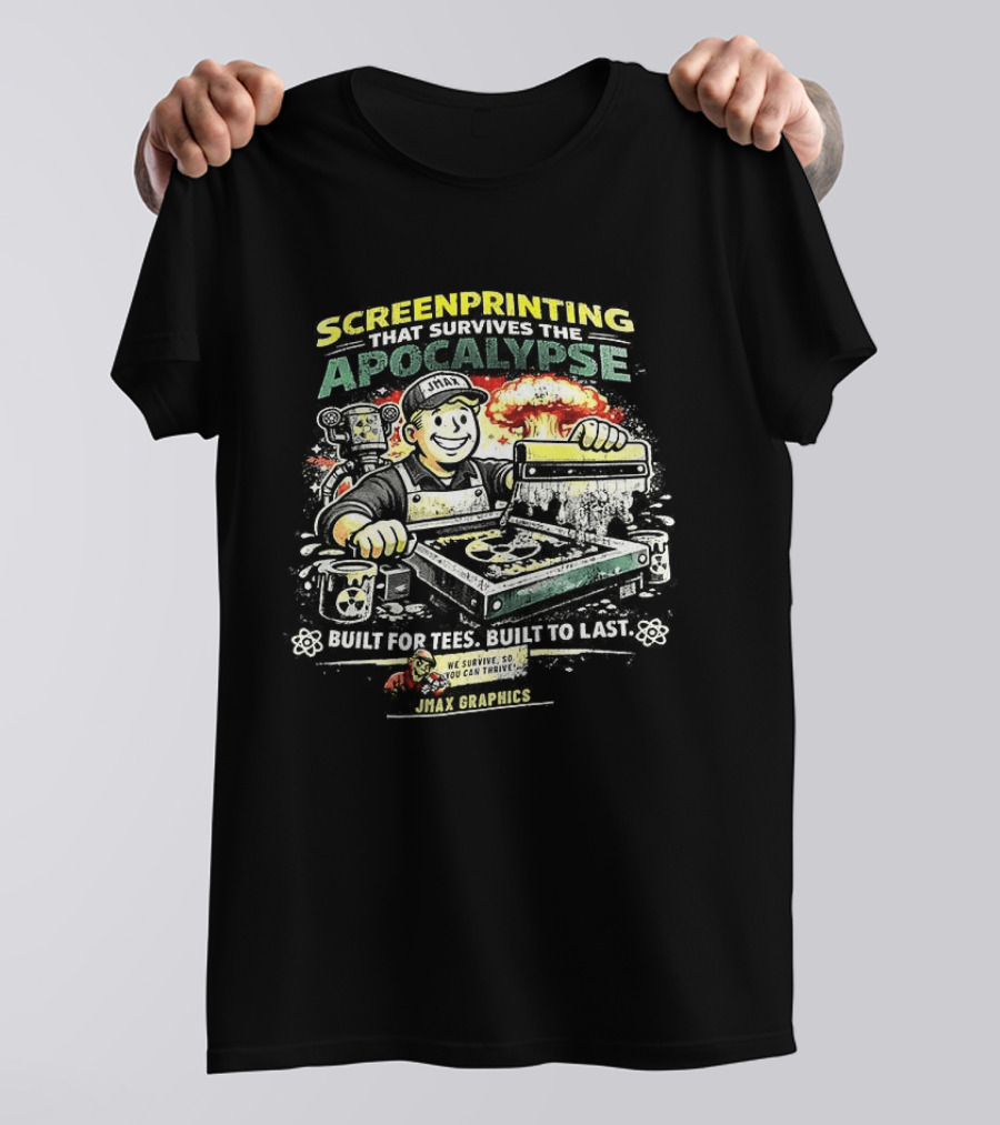 Screenprinting Apocalypse Built To Last T-Shirt