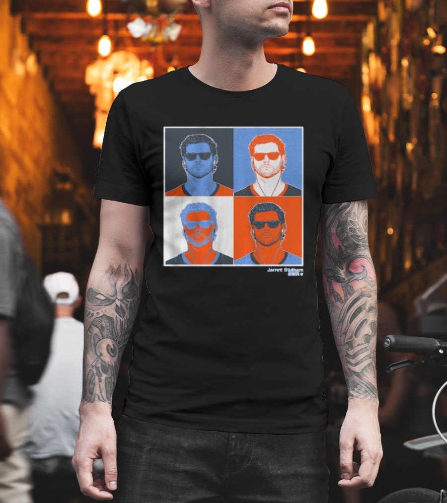Jarrett Stidham Pop Art Style Sunglasses Quadrant T-Shirt