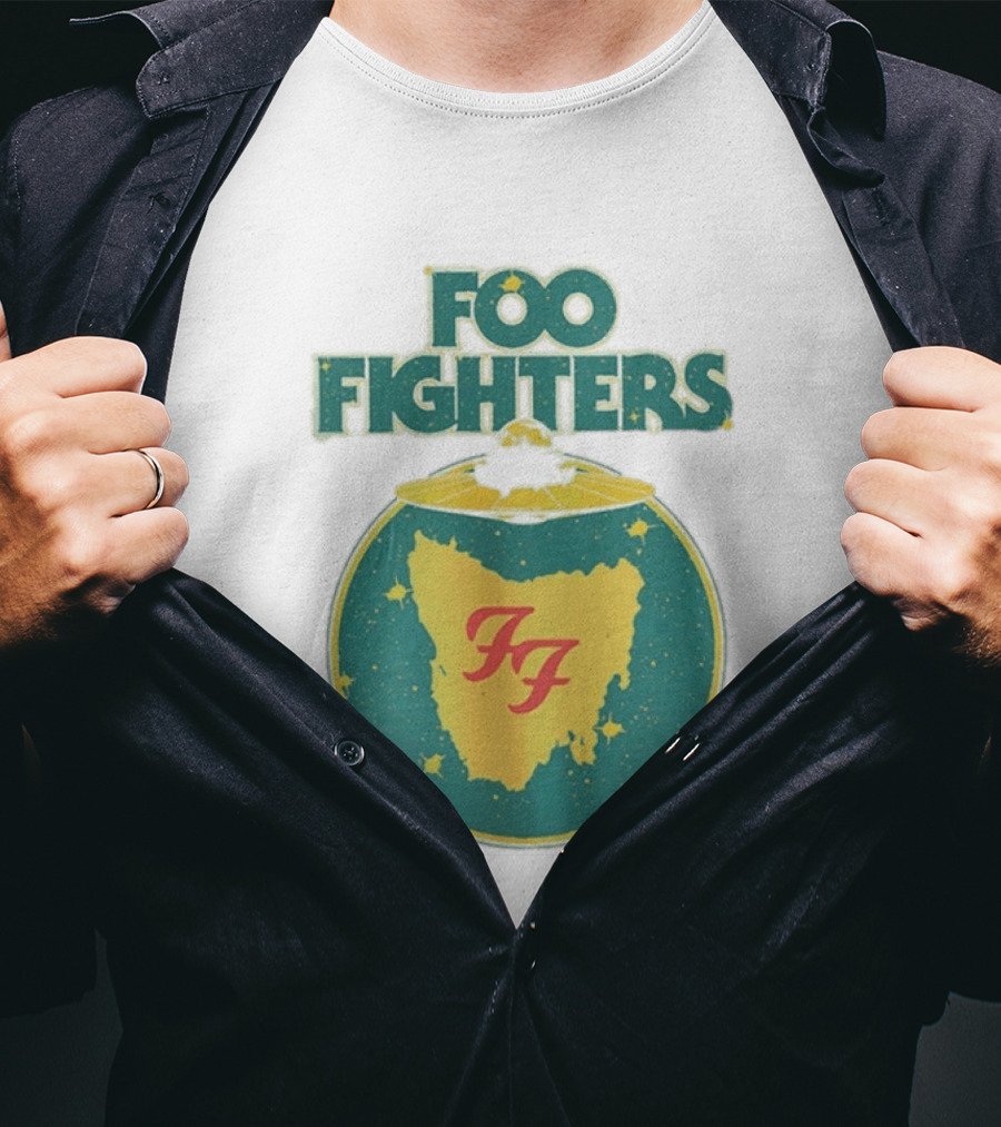 Foo Fighters Australia Tasmania 2026 Utas Stadium January 24 UFO Australia T-Shirt