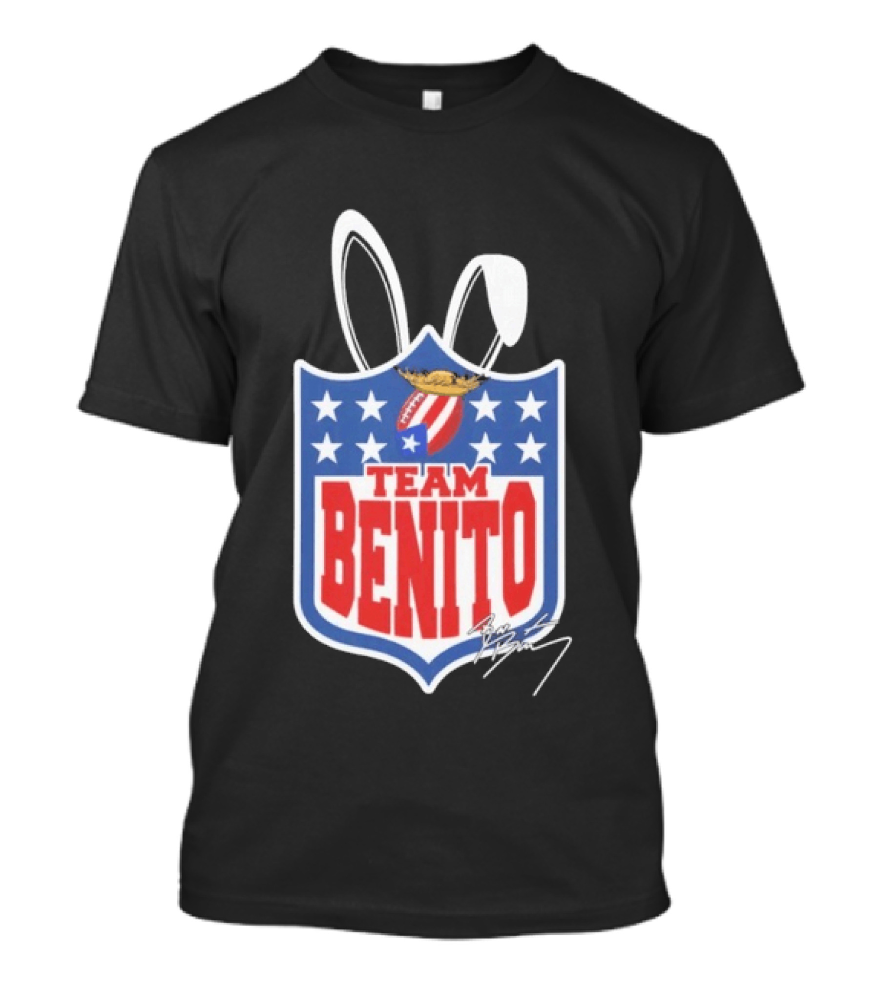 Team Benito Football Stars Shield T-Shirt