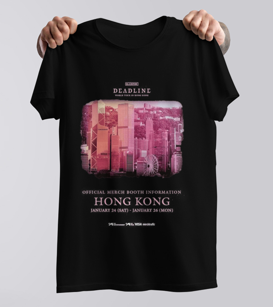 BLACKPINK World Tour Pop Up Store Hong Kong January 24 26 2026 T-Shirt