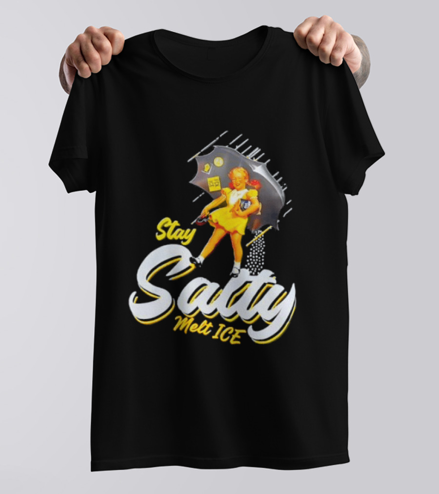 Stay Salty Melt Ice Umbrella Girl T-Shirt