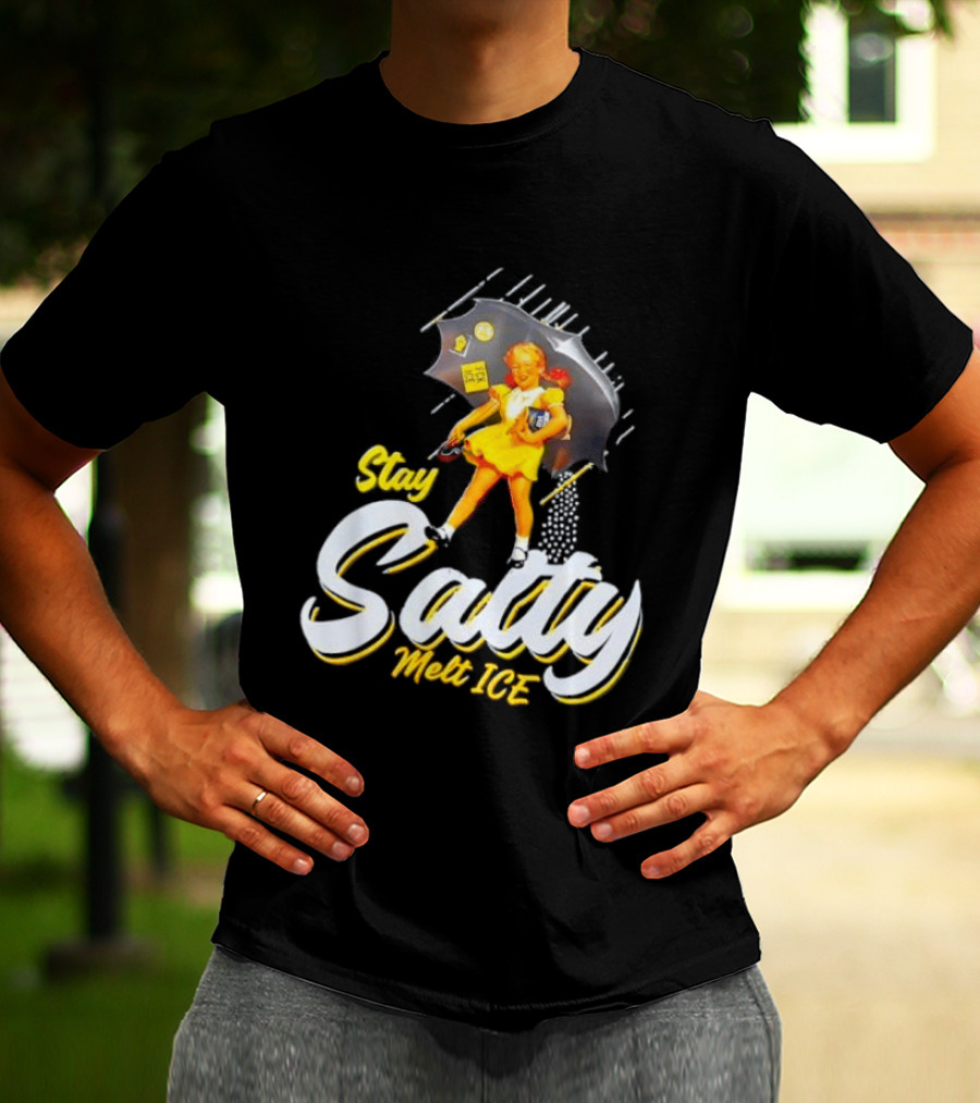 Stay Salty Melt Ice Umbrella Girl T-Shirt