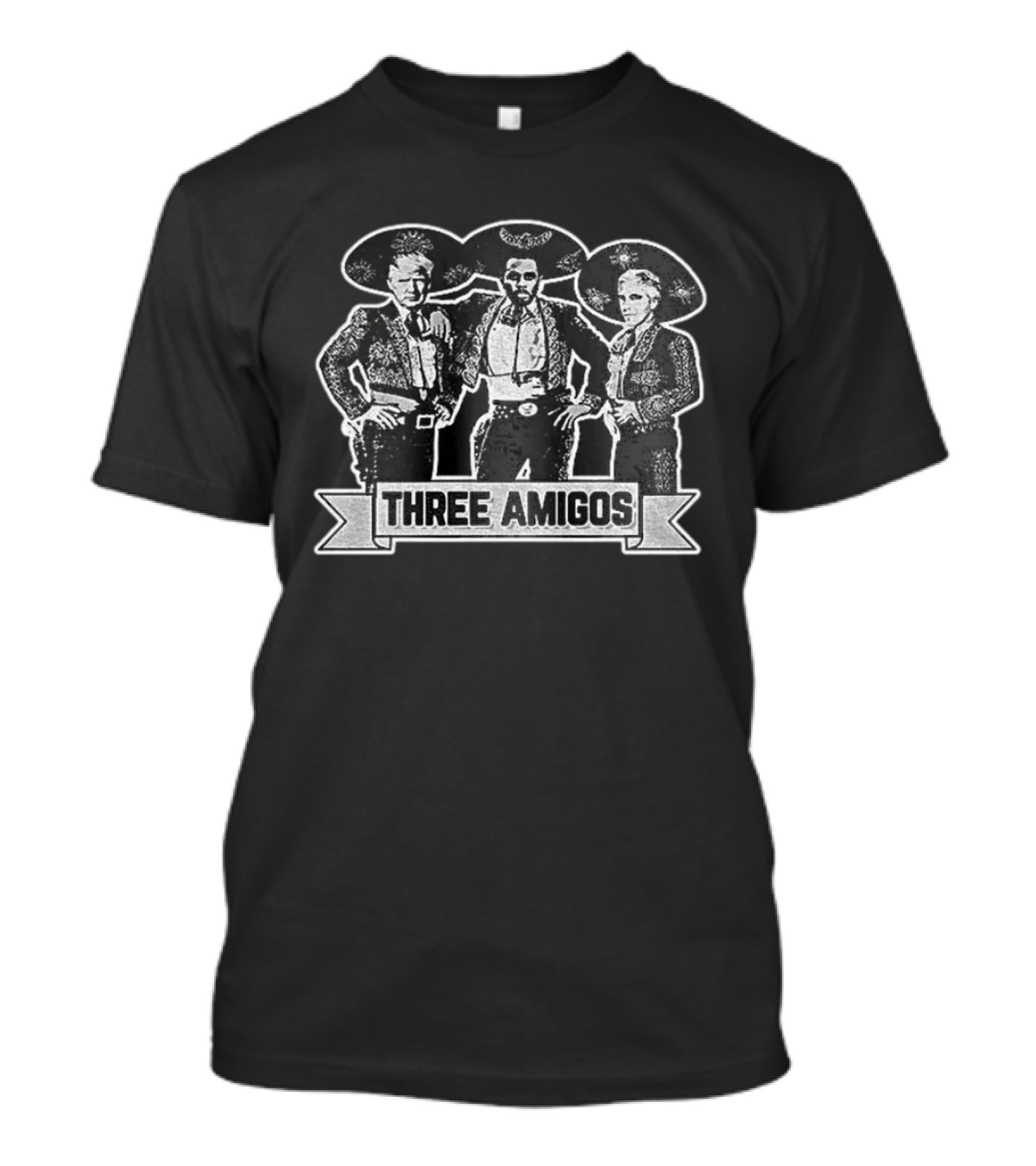 Three Amigos Pop Culture Trump Diddy Epstein Meme T-Shirt