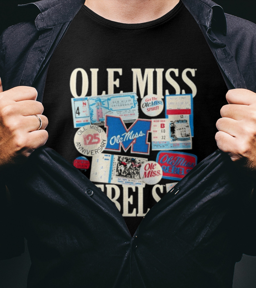 Ole Miss Rebels Spirit Memorabilia Collection T-Shirt