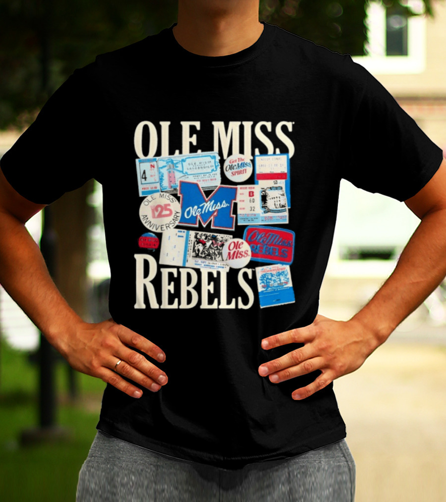 Ole Miss Rebels Spirit Memorabilia Collection T-Shirt