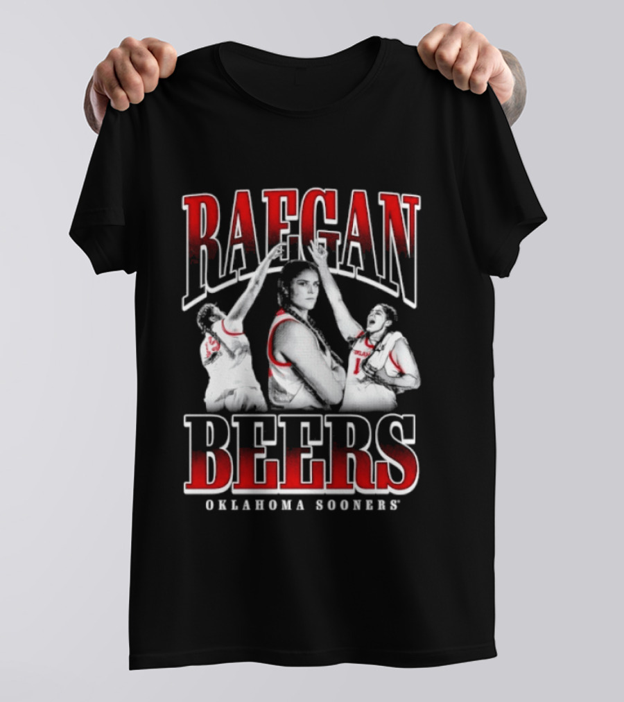 Raegan Beers Oklahoma Sooners Basketball Players Fans T-Shirt