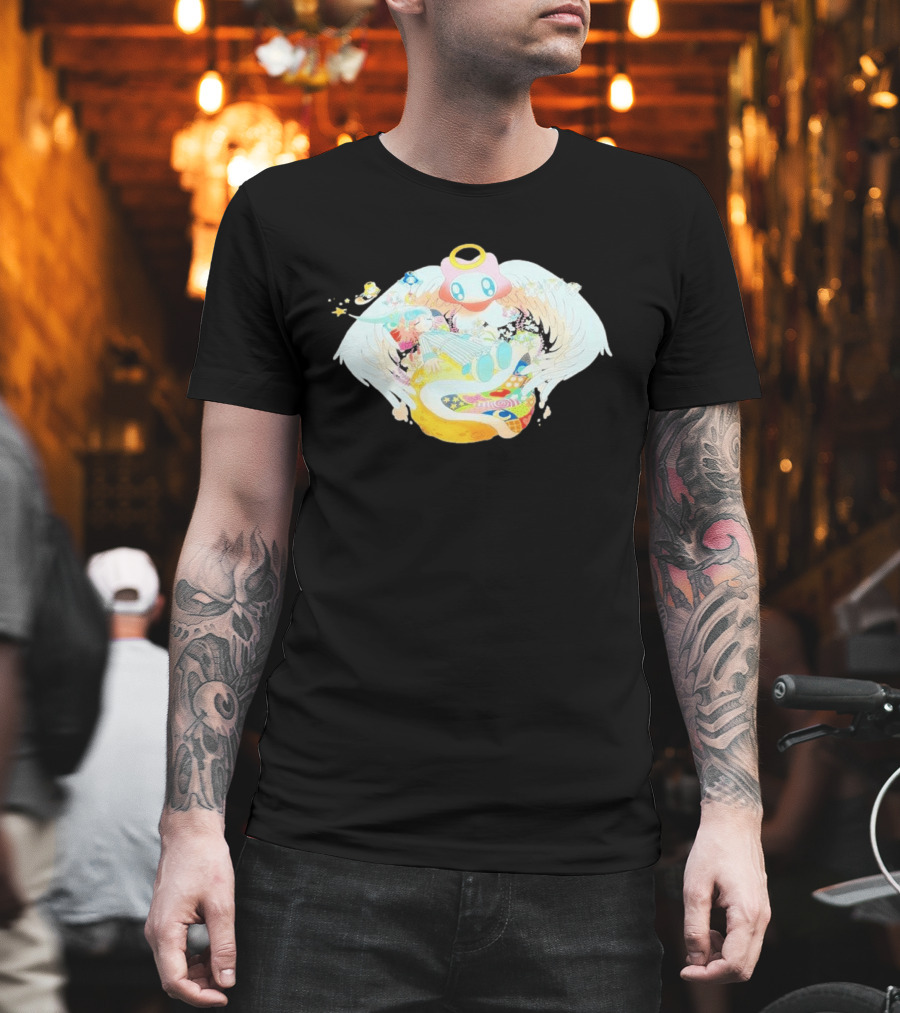 Rinihimme Guardian Angel Peaceful Cloud Dreams Fantasy T-Shirt