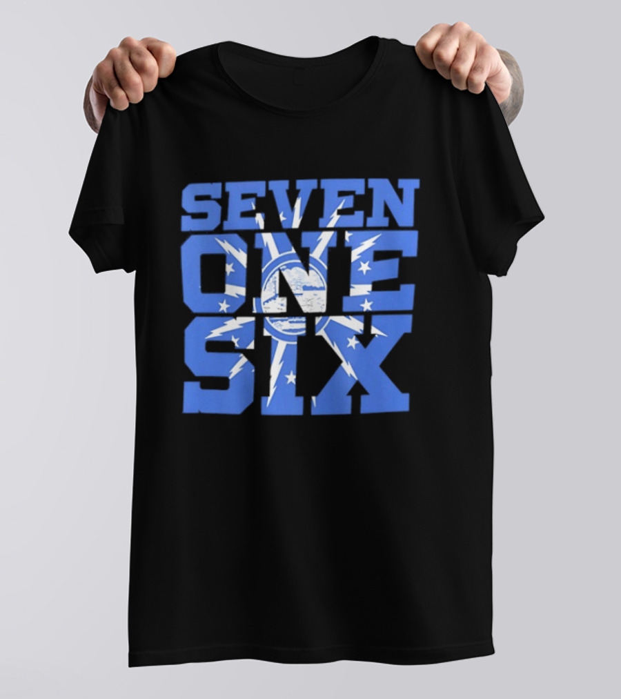 Seven One Six Buffalo Bills Stars And Charging Buffalo T-Shirt