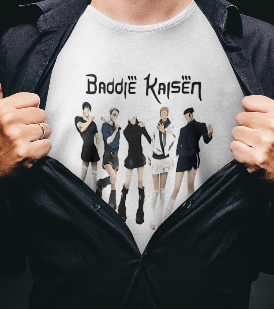Baddie Kaisen Jujutsu Kaisen Meme Characters Cosplay Fashion T-Shirt