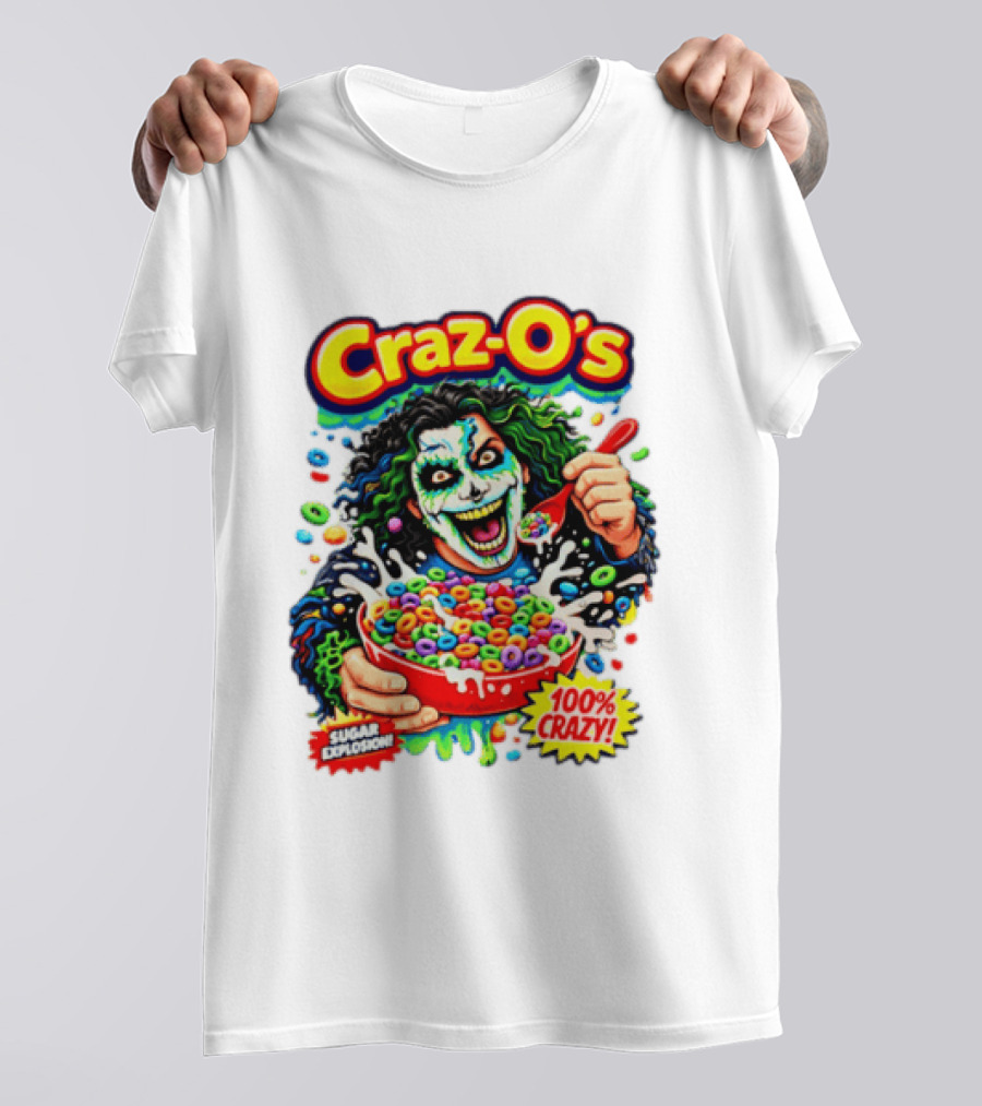 Craz O's Sugar Explosion 100% Crazy Cereal Crazo Charms T-Shirt