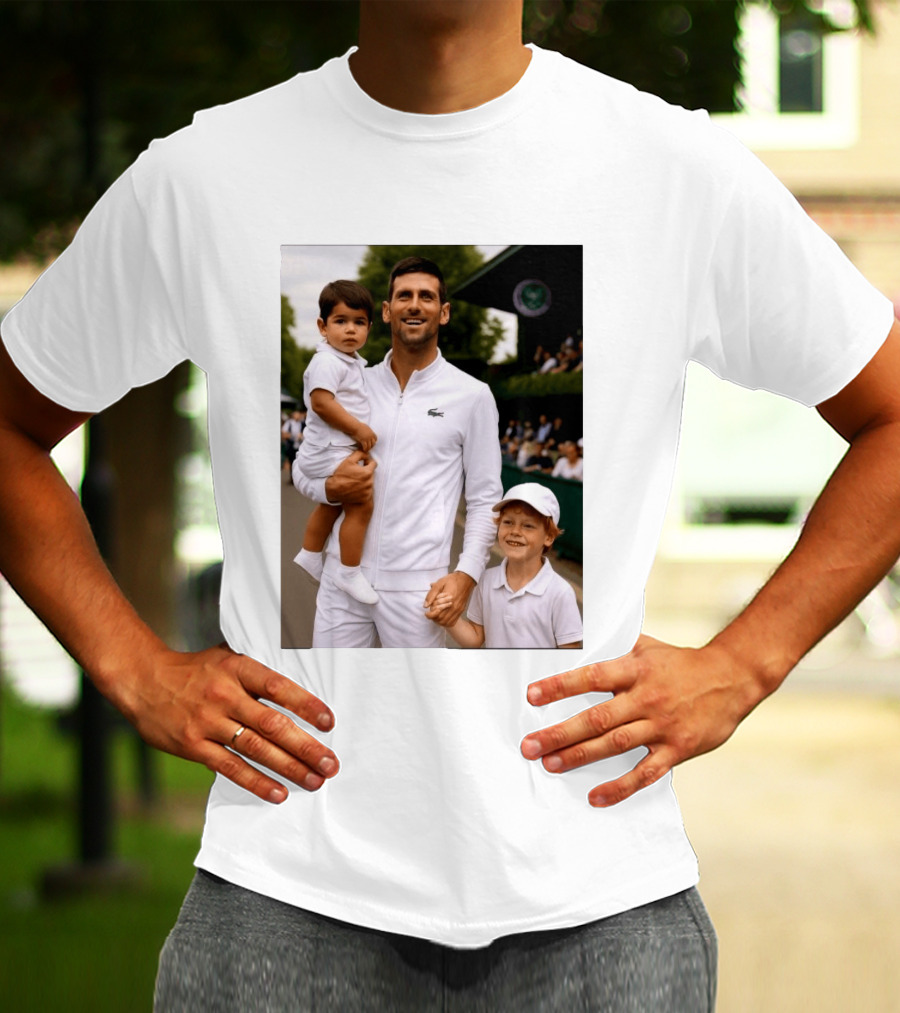 Djokovic Alcaraz And Jannik Kid Australian Open T-Shirt