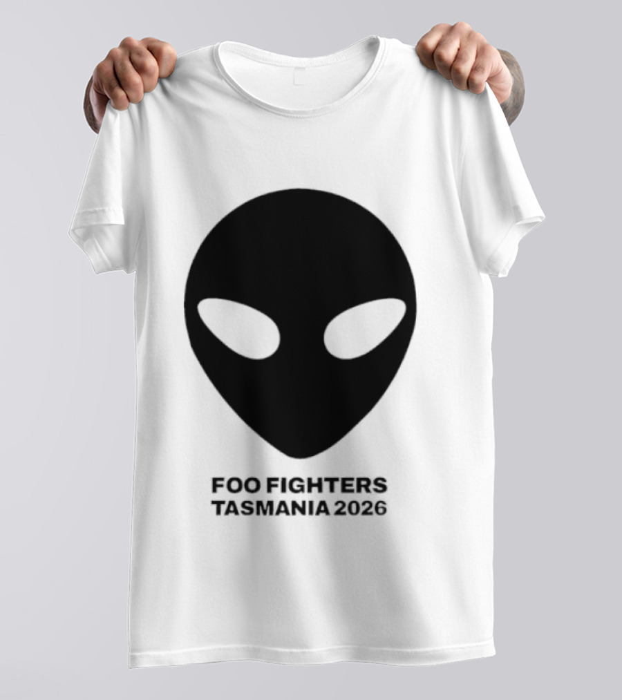 Foo Fighters Tasmania 2026 Alien Tour T-Shirt