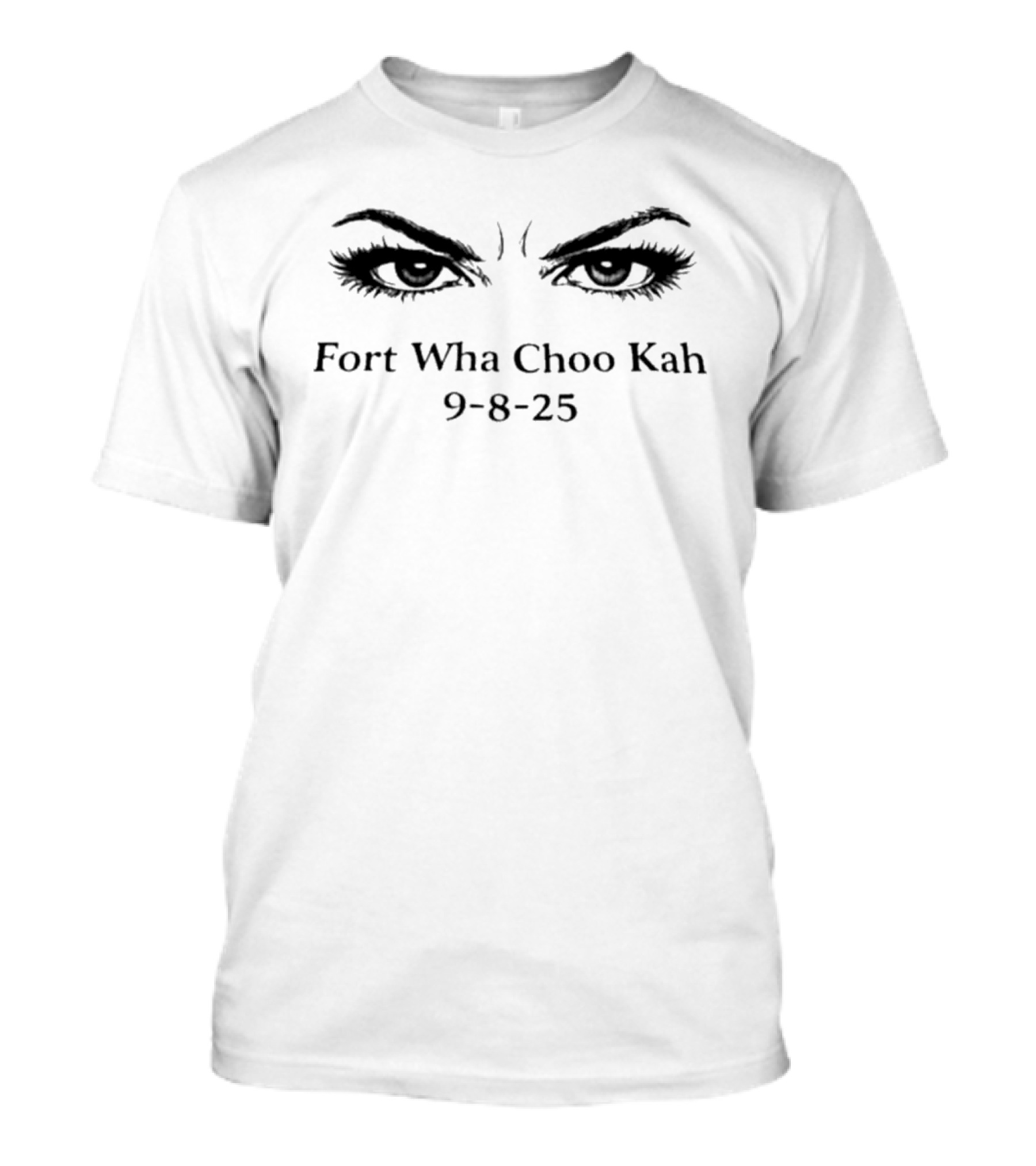 Fort Wha Choo Kah 9 8 25 Mysterious Stare Eyebrow Expression T-Shirt