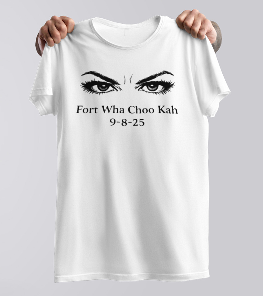 Fort Wha Choo Kah 9 8 25 Mysterious Stare Eyebrow Expression T-Shirt