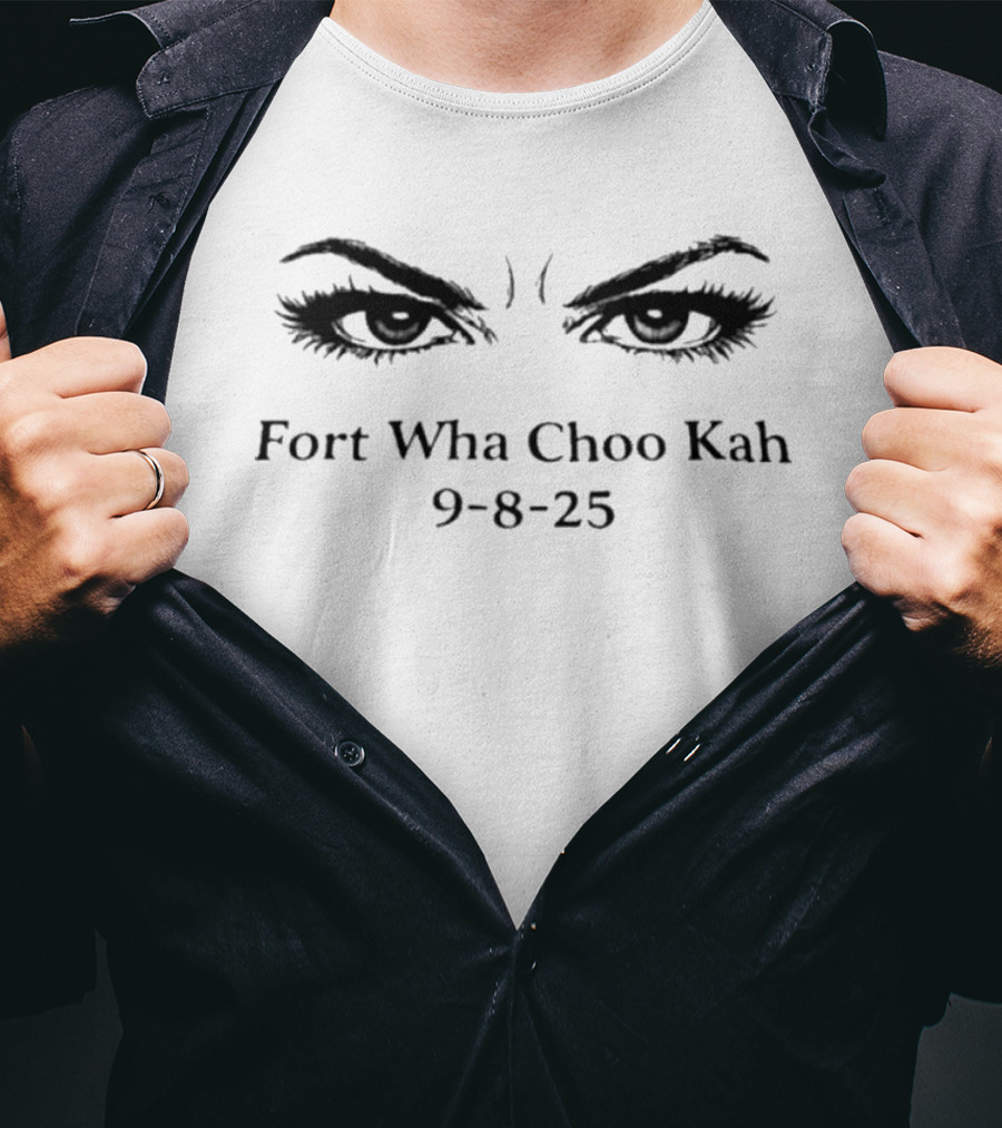 Fort Wha Choo Kah 9 8 25 Mysterious Stare Eyebrow Expression T-Shirt