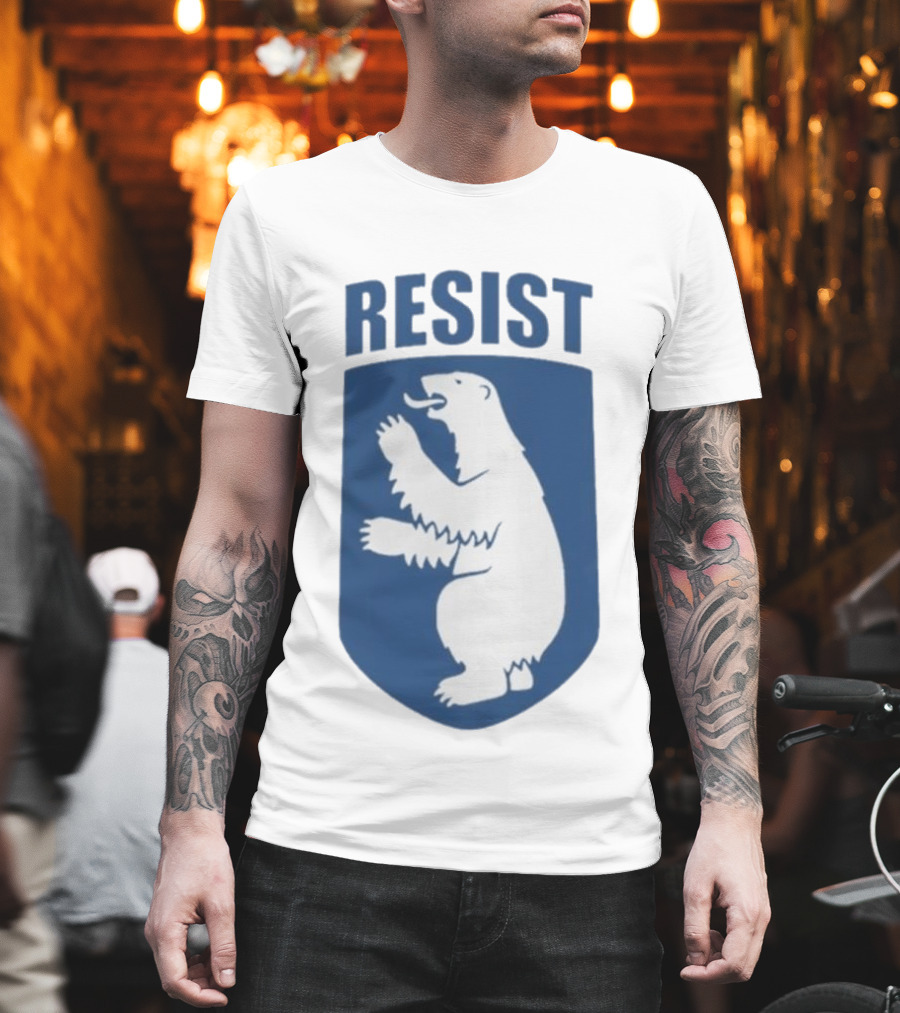 Resist Greenland Polar Bear Shield T-Shirt
