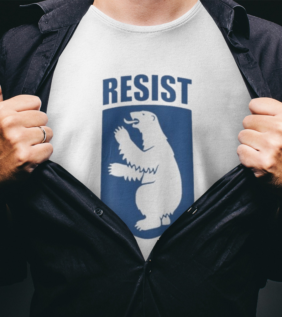 Resist Greenland Polar Bear Shield T-Shirt