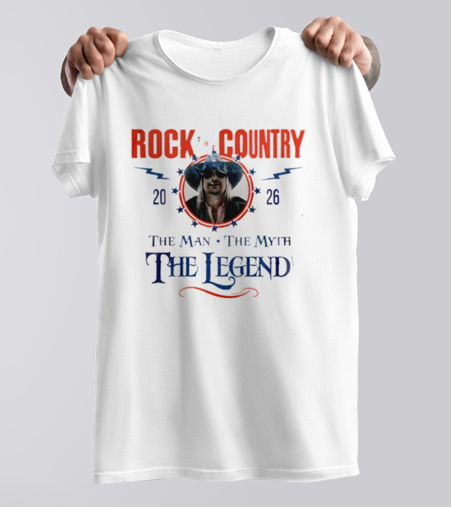 Kid Rock The Man The Myth The Legend Rock Country 2026 T-Shirt
