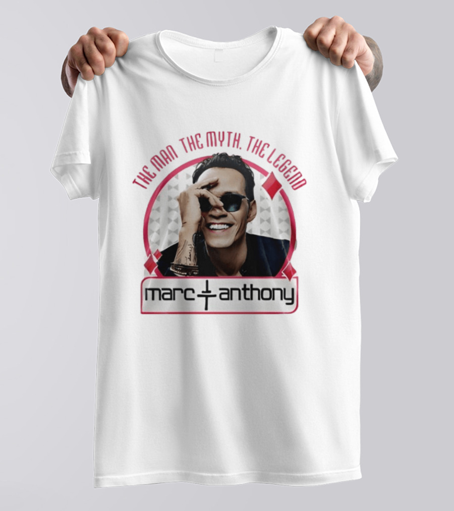 The Man The Myth The Legend Marc Anthony Vegas My Way Vivir Mi Vida 2026 T-Shirt