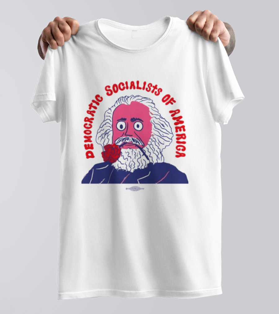 Democratic Socialists Of America Marx Rose T-Shirt