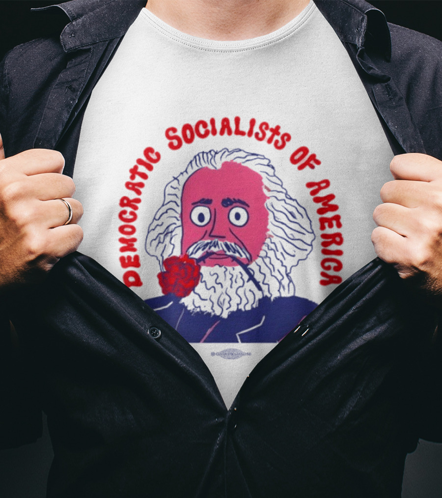 Democratic Socialists Of America Marx Rose T-Shirt