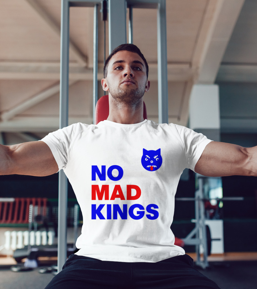 Nomad Kings Blue Red Cat Face T-Shirt