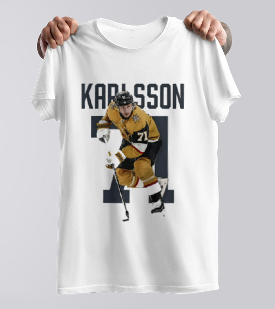 William Karlsson 71 Vegas Golden Knights Player Team Name T-Shirt