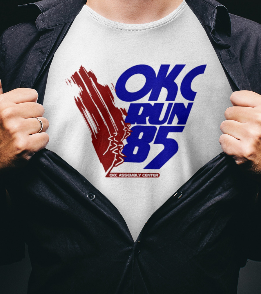 OKC Run 85 OKC Assembly Center Racing Event T-Shirt
