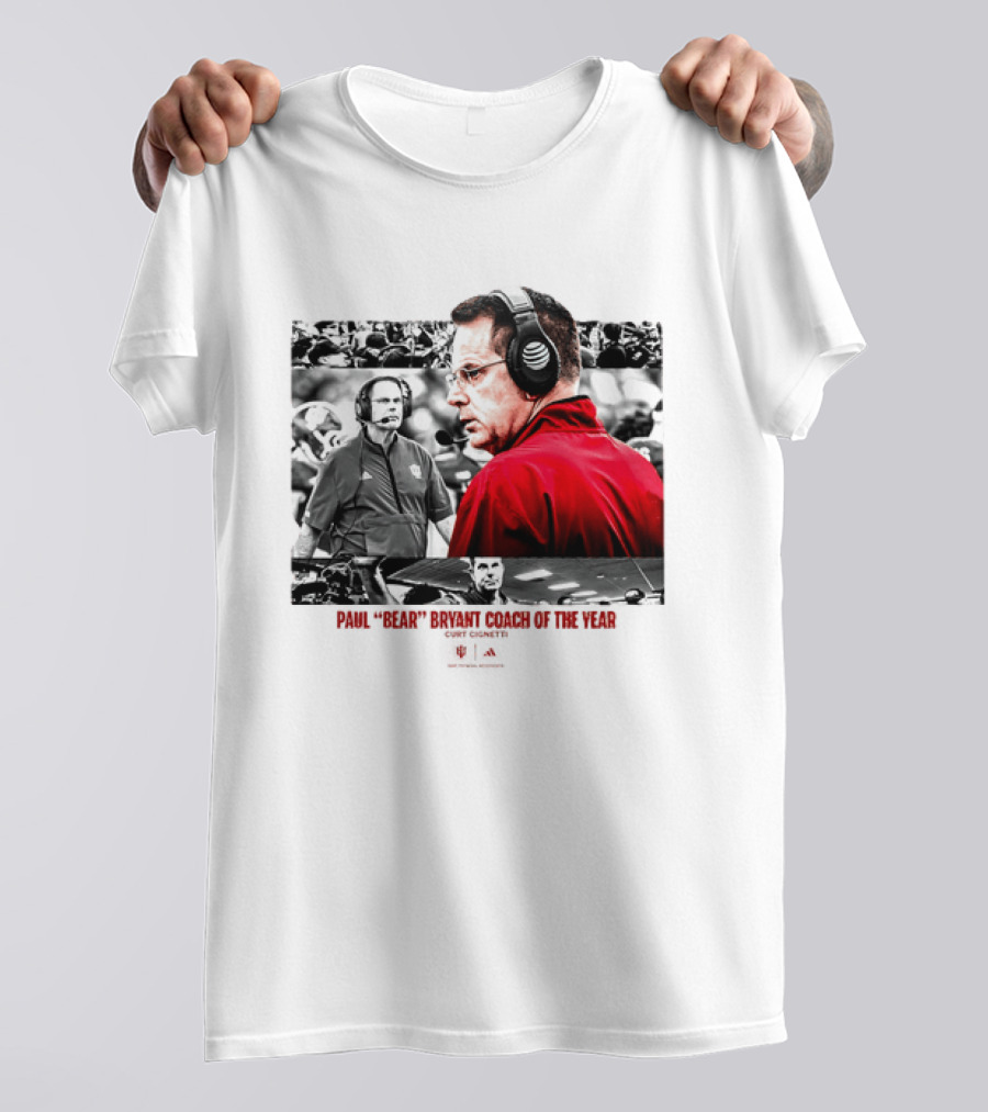 Paul Bear Bryant Coach Of The Year 2026 Football Legacy T-Shirt