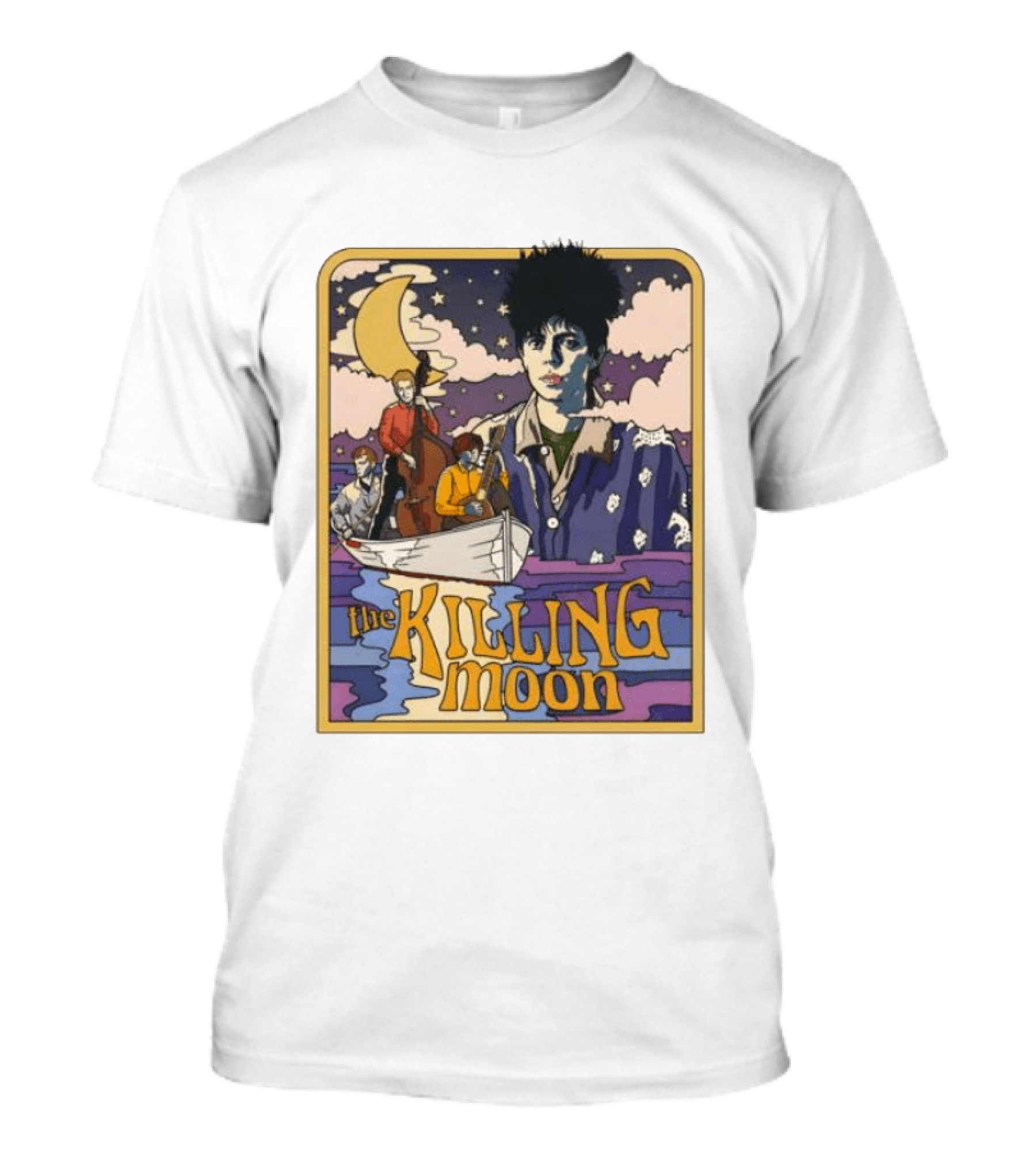 The Killing Moon 42nd Anniversary Retro Band Art Lunar T-Shirt