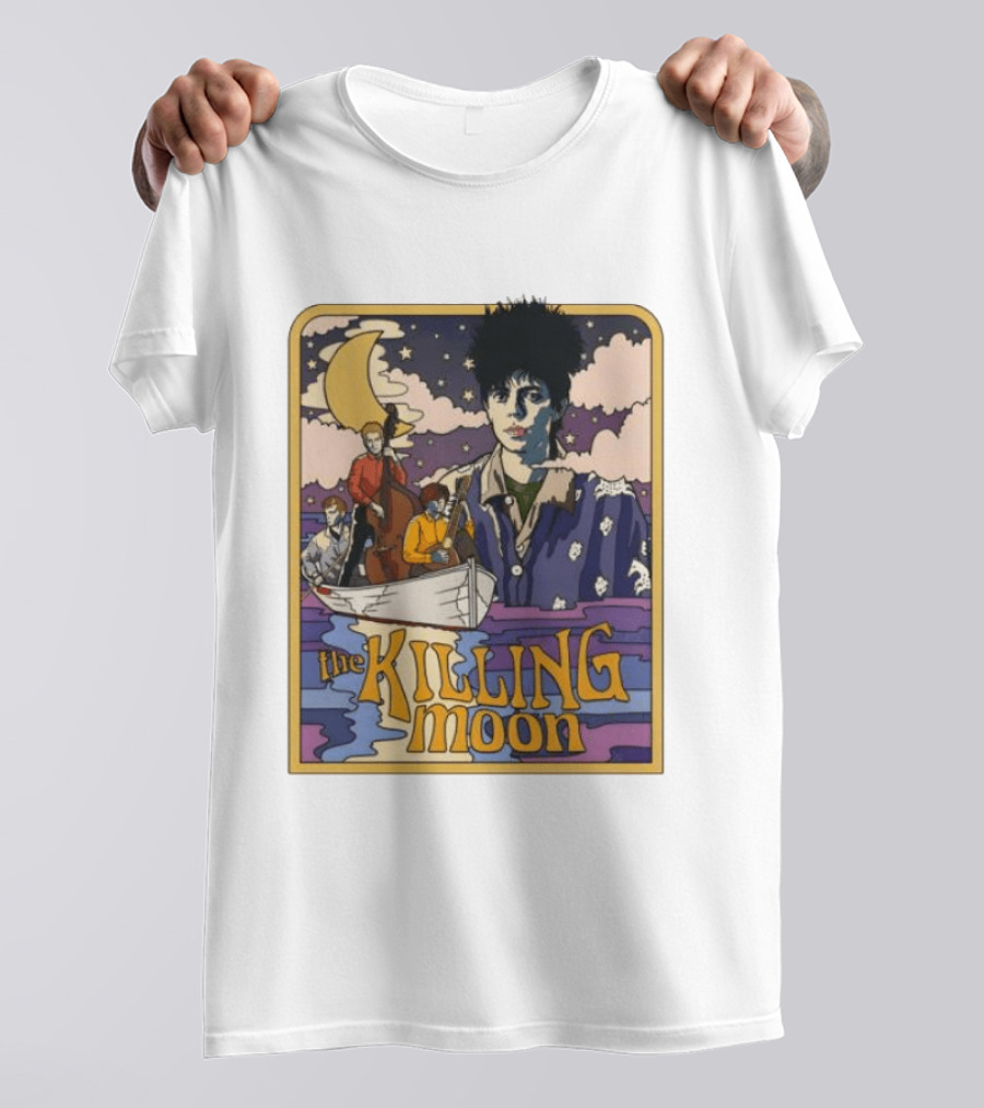 The Killing Moon 42nd Anniversary Retro Band Art Lunar T-Shirt